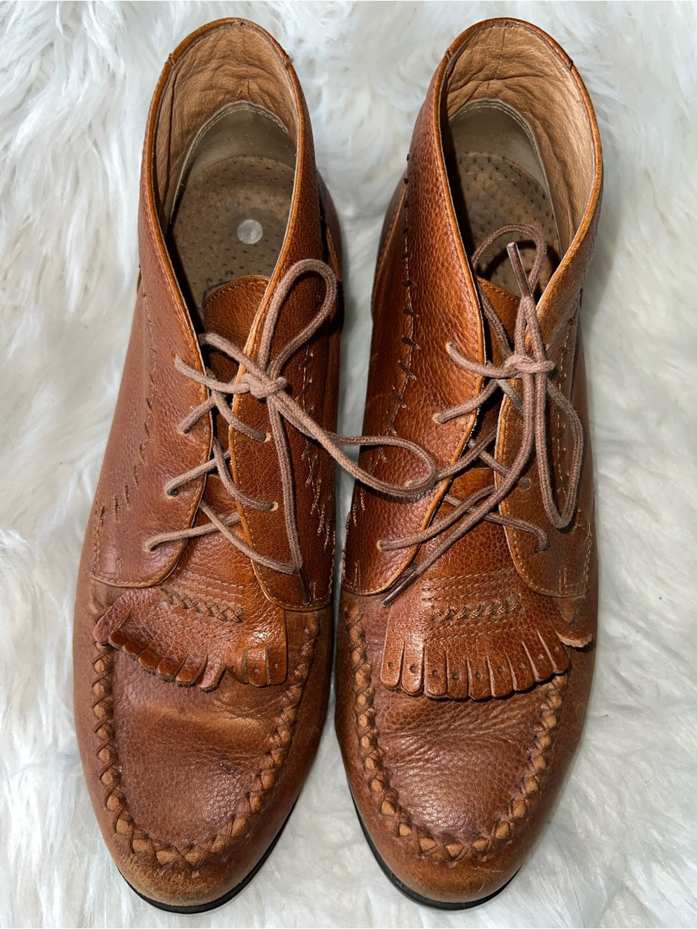 Ariat Women Casual Leather Ankle Boots with heels - Brown